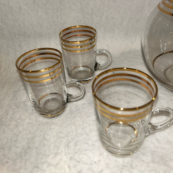 Mid century modern pitcher and glasses set - Picture 14 of 16